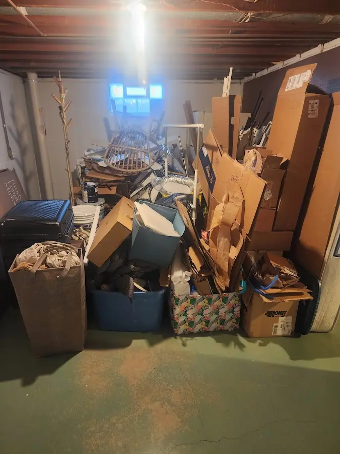 Roll-off dumpster container at job site for Yard Waste Dumpster Rental in San Jose